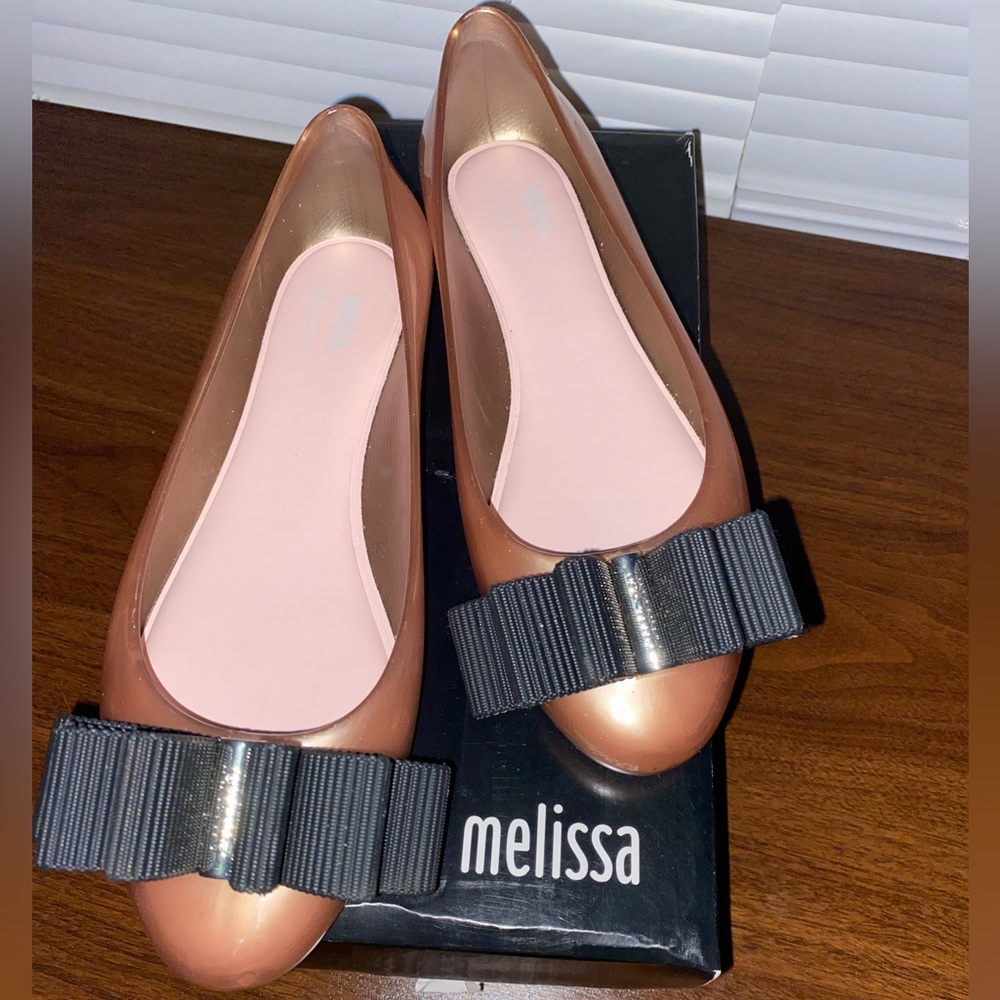 Melissa pink flats
